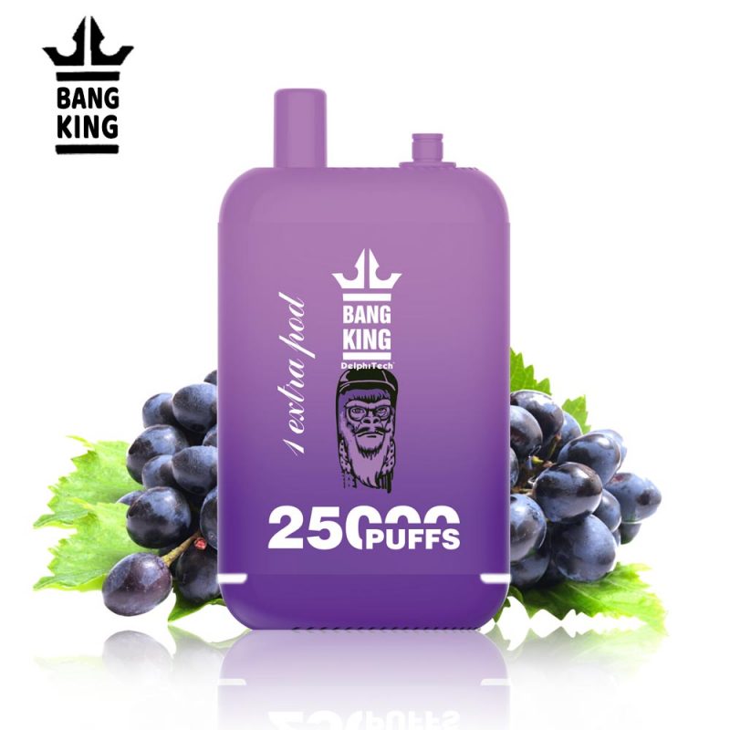 bang king vape 25000 puffs grape ice