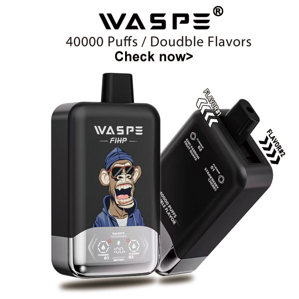 waspe fihp 40000 puffs vape double flavors puff