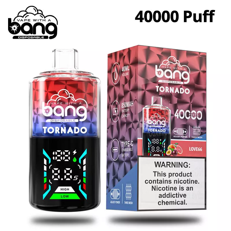 bang tornador 40000 puffs disposable vape