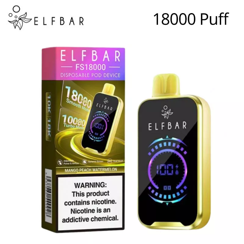 elf bar fs 18000 puffs mango peach watermelon