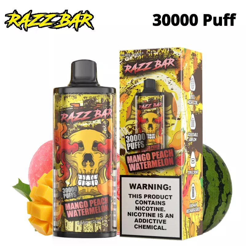 RAZZ BAR 30K puffs mango peach watermelon
