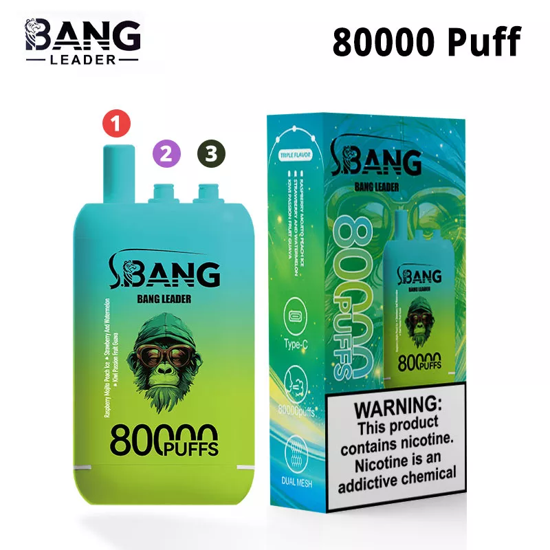 bang leader 80000 puffs 80k 3 in 1 vape triple disposable electronic cigarette