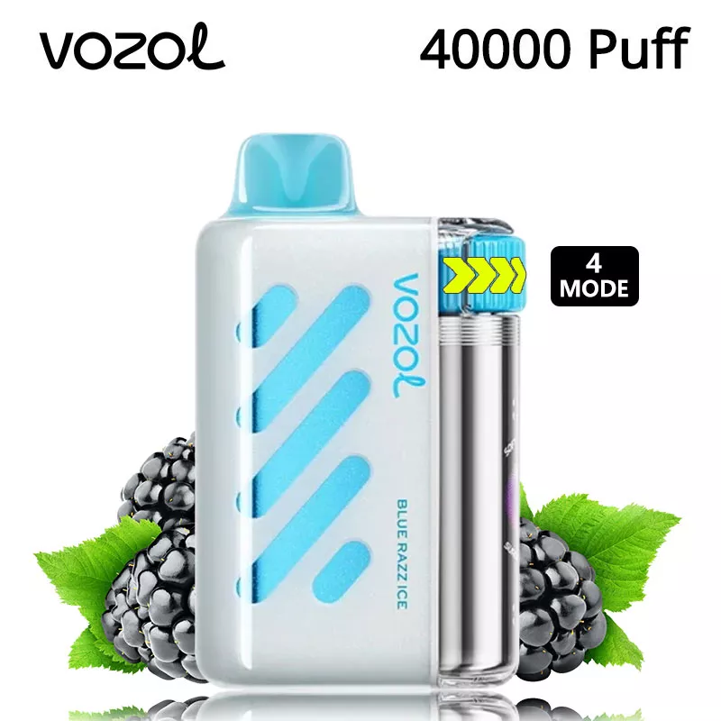 vozol vista 40000 puffs 40k disposable vape blue razz ice