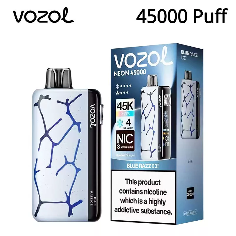 ヴォゾール・ネオン 45kパフ ブルー・ラズ・アイス