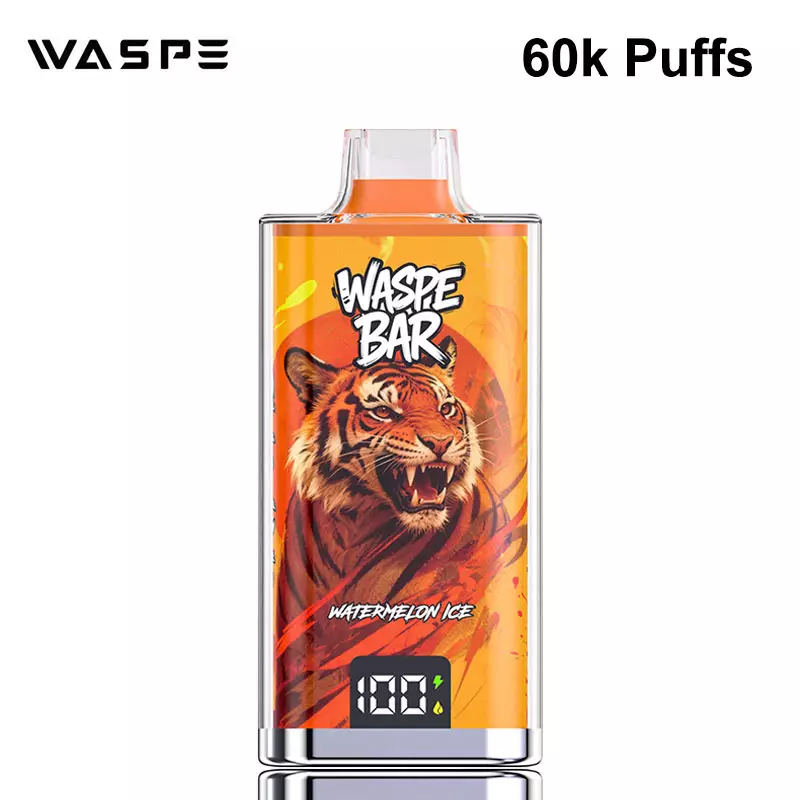 ワスプ・バー 60kパフ スイカ・アイス 使い捨てVAPE